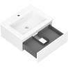 Mexen Orio meuble de salle de bains 60 cm avec lavabo Otis, 1 tiroir, blanc mat - 91A10-06023-1-BF01-W18M01