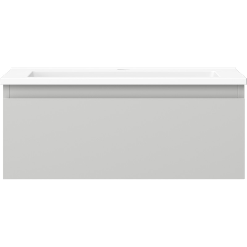 Mexen Orio vannitoa kapp 60 cm valamu Otis, 1 sahtel, hall matt/valge matt - 91A10-06023-1-BF62-W18M01