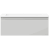 Mexen Orio Badezimmerschrank 60 cm mit Waschbecken Otis, 1 Schublade, grau matt/weiß matt - 91A10-06023-1-BF62-W18M01