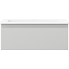 Mexen Orio badkamerkast 60 cm met Otis wastafel, 1 lade, grijs mat/wit mat - 91A10-06023-1-BF62-W18M01