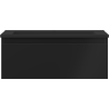 Mexen Orio Badezimmerschrank 60 cm mit Waschbecken Otis, 1 Schublade, schwarz matt - 91A10-06023-1-BF71-W18M71