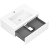 Mexen Orio mobile da bagno da 70 cm con lavabo Otis, 1 cassetto, bianco opaco - 91A10-07023-1-BF01-W18M01