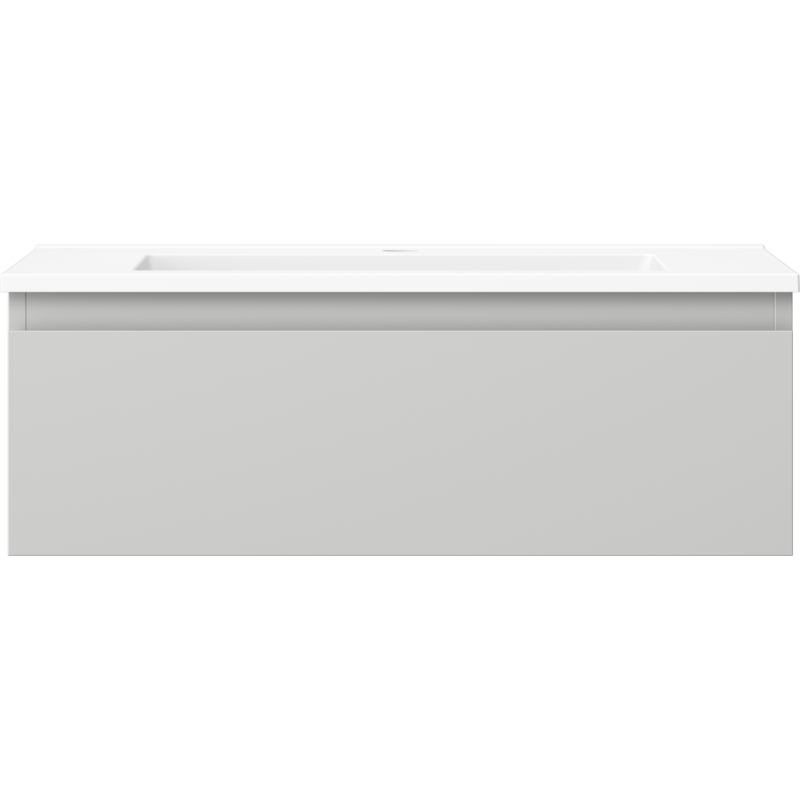 Mexen Orio armadietto da bagno 70 cm con lavabo Otis, 1 cassetto, grigio opaco/bianco opaco - 91A10-07023-1-BF62-W18M01