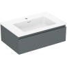 Mexen Orio mobile da bagno 70 cm con lavabo Otis, 1 cassetto, grafite opaco/bianco opaco - 91A10-07023-1-BF66-W18M01