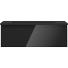 Mexen Orio armoire de salle de bain 70 cm avec lavabo Otis, 1 tiroir, noir brillant/noir mat - 91A10-07023-1-BF70-W18M71