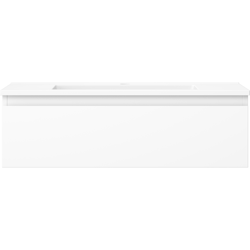 Mexen Orio armoire de salle de bain 80 cm avec lavabo Otis, 1 tiroir, blanc mat - 91A10-08023-1-BF01-W18M01