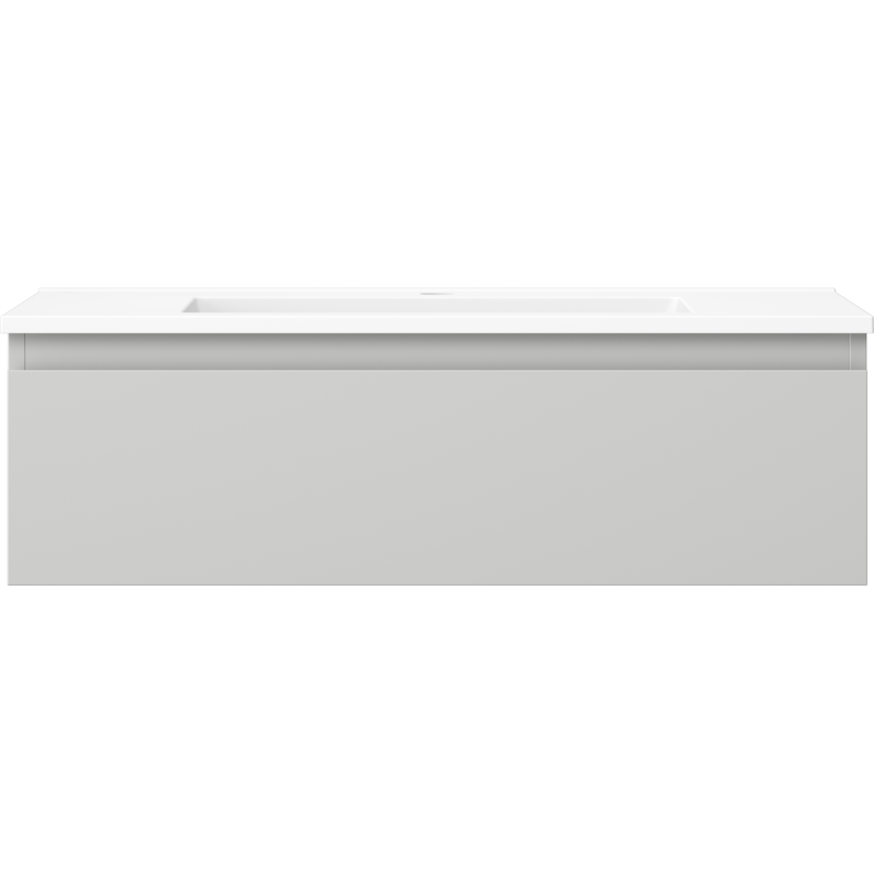 Mexen Orio armário de casa de banho 80 cm com lavatório Otis, 1 gaveta, cinza mate/branco mate - 91A10-08023-1-BF62-W18M01