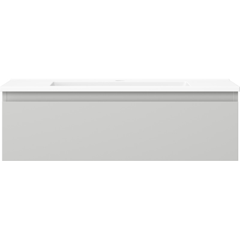 Mexen Orio vannitoakapp 80 cm valamu Otisega, 1 sahtel, hall matt/valge matt - 91A10-08023-1-BF62-W18M01