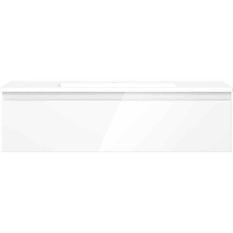 Mexen Orio vannitoakapp 90 cm valamu Otis, 1 sahtel, valge läige - 91A10-09023-1-BF00-W18M00