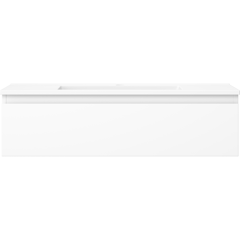 Mexen Orio gabinete de baño de 90 cm con lavabo Otis, 1 cajón, blanco mate - 91A10-09023-1-BF01-W18M01