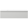 Mexen Orio armario de baño de 90 cm con lavabo Otis, 1 cajón, gris mate/blanco mate - 91A10-09023-1-BF62-W18M01