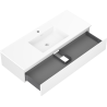 Mexen Orio meuble de salle de bain 120 cm avec lavabo Otis, 1 tiroir, blanc mat - 91A10-12023-1-BF01-W18M01