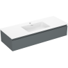 Mexen Orio meuble de salle de bains 120 cm avec lavabo Otis, 1 tiroir, graphite mat/blanc mat - 91A10-12023-1-BF66-W18M01