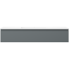 Mexen Orio badkamerkast 120 cm met wastafel Otis, 1 lade, mat grafiet/wit mat - 91A10-12023-1-BF66-W18M01