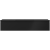 Mexen Orio Badezimmerschrank 120 cm mit Waschbecken Otis, 1 Schublade, schwarz matt - 91A10-12023-1-BF71-W18M71