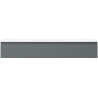 Mexen Orio bathroom cabinet 140 cm with Otis washbasin, 1 drawer, graphite matte/white matte - 91A10-14023-1-BF66-W18M01