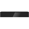 Mexen Orio bathroom cabinet 140 cm with Otis sink, 1 drawer, black gloss/black matte - 91A10-14023-1-BF70-W18M71