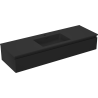 Mexen Orio 140 cm Badezimmerunterschrank mit Waschbecken Otis, 1 Schublade, schwarz matt - 91A10-14023-1-BF71-W18M71