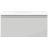 Mexen Orio Badezimmerschrank 50 cm mit Waschbecken Vela, 1 Schublade, Grau Matt/Weiß Matt - 91A10-05023-1-BF62-W23M01