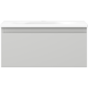 Mexen Orio badkamerkast 50 cm met wastafel Vela, 1 lade, grijs mat/wit mat - 91A10-05023-1-BF62-W23M01