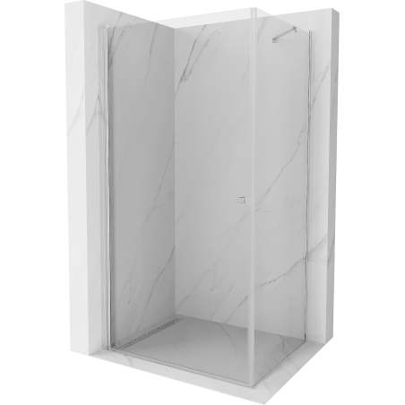 Mexen Pretoria kabina prysznicowa uchylna 75 x 100 cm, transparent, chrom - 852-075-100-01-00