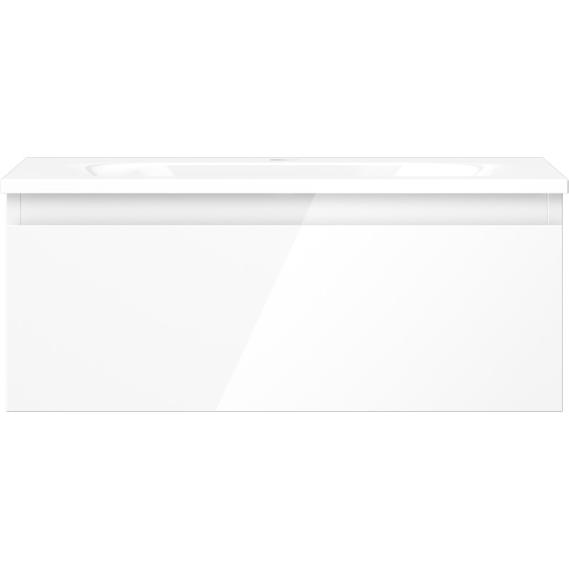 Mexen Orio vannitoakapp 60 cm valamu Vela, 1 sahtliga, valge läige - 91A10-06023-1-BF00-W23M00