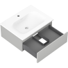 Mexen Orio armoire de salle de bains 60 cm avec lavabo Vela, 1 tiroir, gris mat/blanc mat - 91A10-06023-1-BF62-W23M01