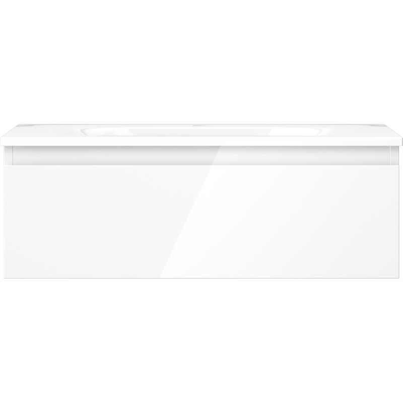 Mexen Orio vannitoakapp 70 cm koos Vela valamu, 1 sahtel, valge läige - 91A10-07023-1-BF00-W23M00