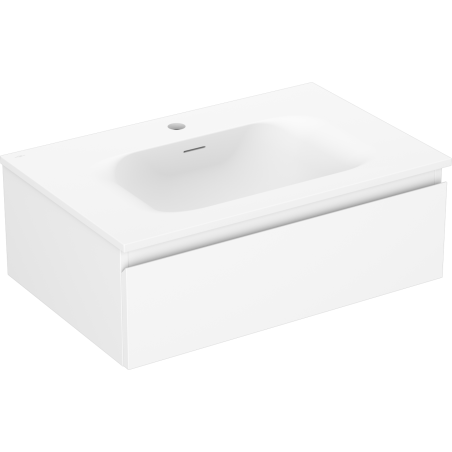 Mexen Orio badkamerkast 70 cm met wastafel Vela, 1 lade, wit mat - 91A10-07023-1-BF01-W23M01