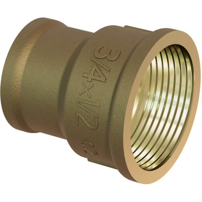 Mexen BRASS mufa redukcyjna mosiężna 2 GW x 6/4 GW - W97406-2064