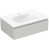 Mexen Orio armario de baño 70 cm con lavabo Vela, 1 cajón, gris mate/blanco mate - 91A10-07023-1-BF62-W23M01