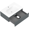 Mexen Orio mobile bagno 70 cm con lavabo Vela, 1 cassetto, grafite opaco/bianco opaco - 91A10-07023-1-BF66-W23M01