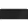 Mexen Orio Badezimmerschrank 70 cm mit Waschbecken Vela, 1 Schublade, schwarz matt - 91A10-07023-1-BF71-W23M71