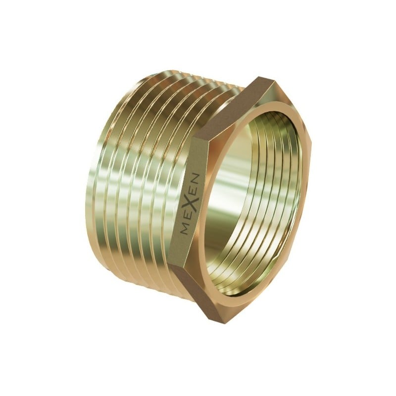 Mexen BRASS Brass Reducer 1/2 GZ x 1/4 GW - W97407-1214