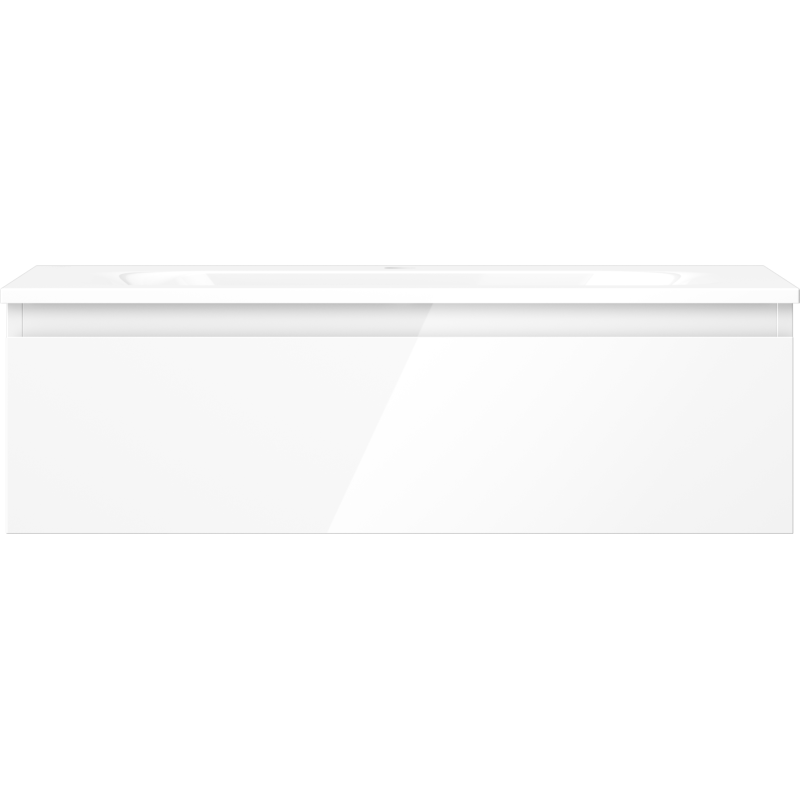 Mexen Orio armário de casa de banho 80 cm com lavatório Vela, 1 gaveta, branco brilhante - 91A10-08023-1-BF00-W23M00