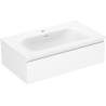 Mexen Orio armoire de salle de bain 80 cm avec lavabo Vela, 1 tiroir, blanc mat - 91A10-08023-1-BF01-W23M01