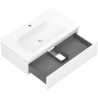 Mexen Orio armoire de salle de bain 80 cm avec lavabo Vela, 1 tiroir, blanc mat - 91A10-08023-1-BF01-W23M01