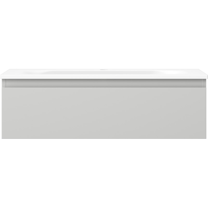 Mexen Orio vannitoakapp 80 cm valamu Vela, 1 sahtel, hall matt/valge matt - 91A10-08023-1-BF62-W23M01