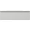 Mexen Orio bathroom cabinet 80 cm with Vela washbasin, 1 drawer, grey matte/white matte - 91A10-08023-1-BF62-W23M01