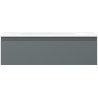 Mexen Orio Badezimmerschrank 80 cm mit Waschbecken Vela, 1 Schublade, Graphit matt/weiß matt - 91A10-08023-1-BF66-W23M01
