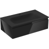 Mexen Orio mobiletto da bagno 80 cm con lavabo Vela, 1 cassetto, nero lucido/nero opaco - 91A10-08023-1-BF70-W23M71