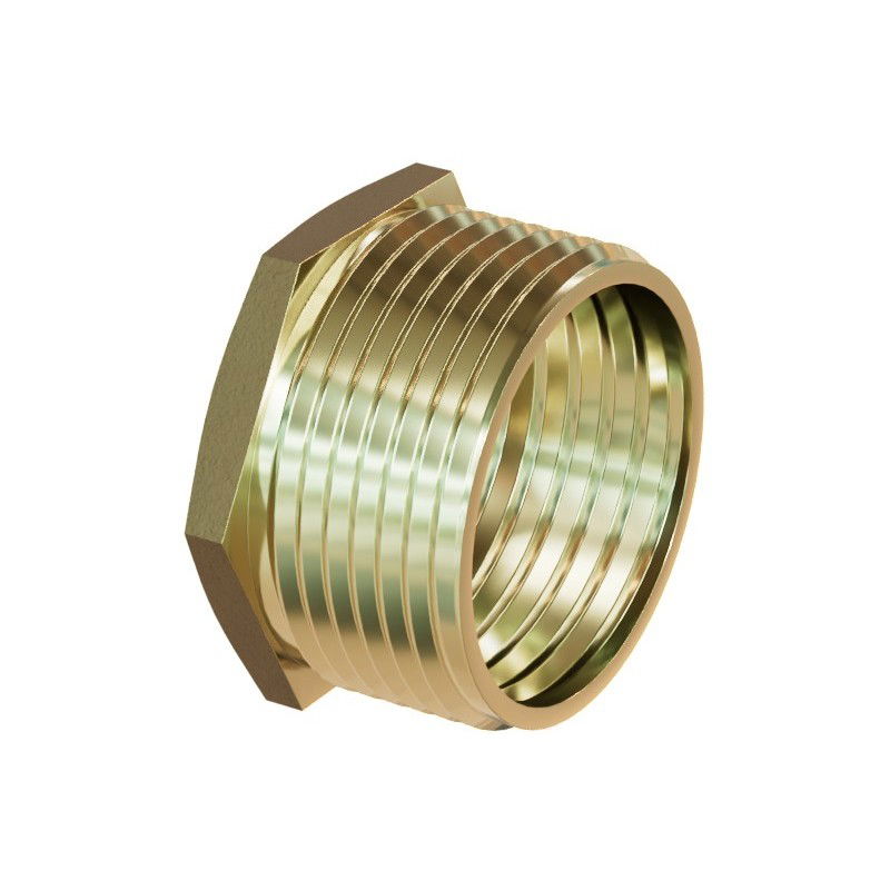 Mexen BRASS reducción de latón 1 GZ x 1/2 GW - W97407-1012
