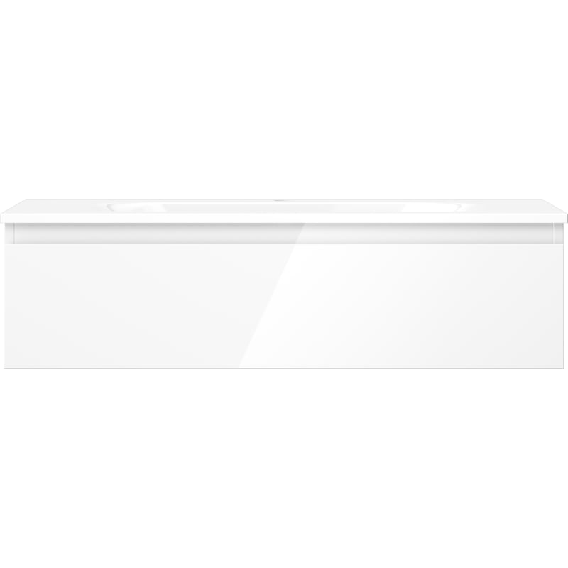 Mexen Orio vannitoakapp 90 cm koos valamu Vela, 1 sahtel, valge läige - 91A10-09023-1-BF00-W23M00