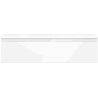 Mexen Orio bathroom cabinet 90 cm with Vela sink, 1 drawer, white gloss - 91A10-09023-1-BF00-W23M00