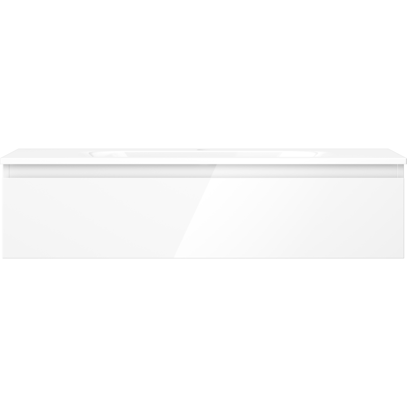 Mexen Orio mobile da bagno 100 cm con lavabo Vela, 1 cassetto, bianco lucido - 91A10-10023-1-BF00-W23M00