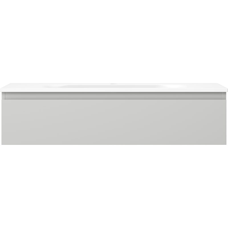 Mexen Orio armadietto da bagno 100 cm con lavabo Vela, 1 cassetto, grigio opaco/bianco opaco - 91A10-10023-1-BF62-W23M01