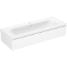Mexen Orio meuble de salle de bain 120 cm avec lavabo Vela, 1 tiroir, blanc mat - 91A10-12023-1-BF01-W23M01
