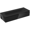 Mexen Orio meuble de salle de bains 120 cm avec lavabo Vela, 1 tiroir, noir brillant/noir mat - 91A10-12023-1-BF70-W23M71