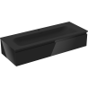 Mexen Orio mobile bagno 120 cm con lavabo Vela, 1 cassetto, nero lucido/nero opaco - 91A10-12023-1-BF70-W23M71