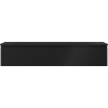 Mexen Orio Badezimmerschrank 120 cm mit Waschbecken Vela, 1 Schublade, schwarz matt - 91A10-12023-1-BF71-W23M71